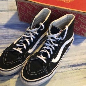 High top black Vans